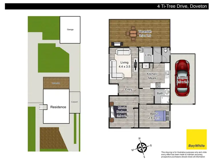 Floorplan of Homely house listing, 4 Ti-Tree Drive, Doveton VIC 3177