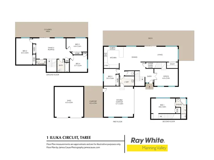 Floorplan of Homely house listing, 1 Iluka Circuit, Taree NSW 2430