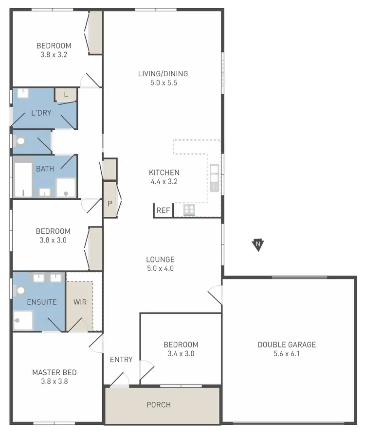 Floorplan of Homely house listing, 18 Yarra Gum Road, Manor Lakes VIC 3024