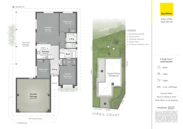 Floorplan of Homely house listing, 5 Virgil Court, Worongary QLD 4213