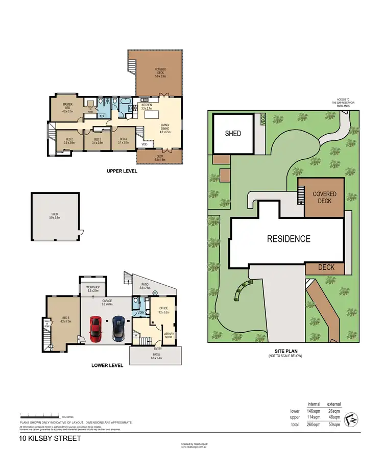 Floorplan of Homely house listing, 10 Kilsby Street, The Gap QLD 4061