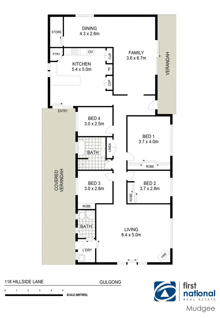 Floorplan of Homely rural property listing, 118 Hillside Lane, Gulgong NSW 2852
