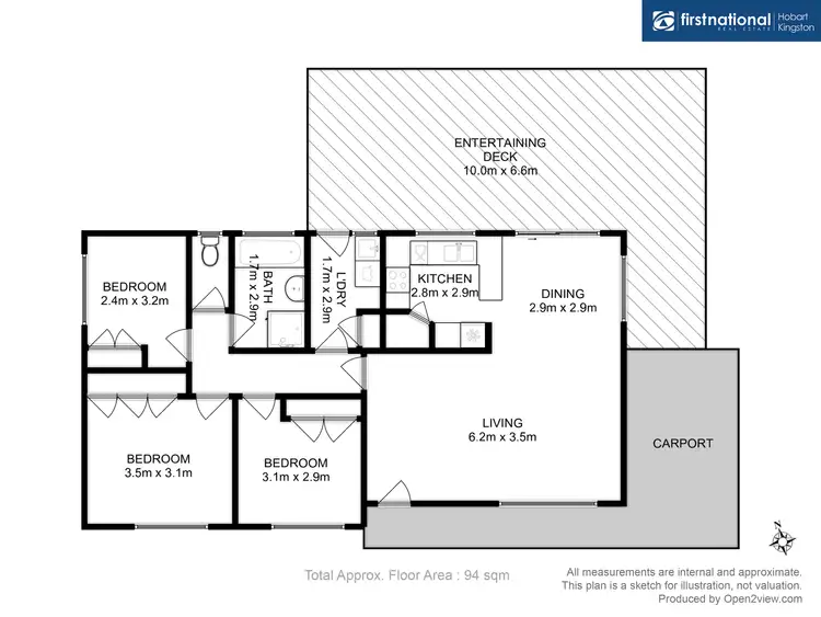 Floorplan of Homely house listing, 10 Thornbill Street, Kingston TAS 7050