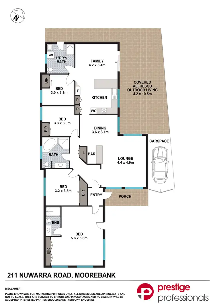 Floorplan of Homely house listing, 211 Nuwarra Road, Moorebank NSW 2170