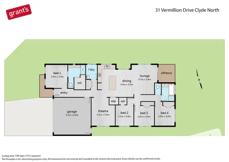 Floorplan of Homely house listing, 31 Vermillion Drive, Clyde North VIC 3978