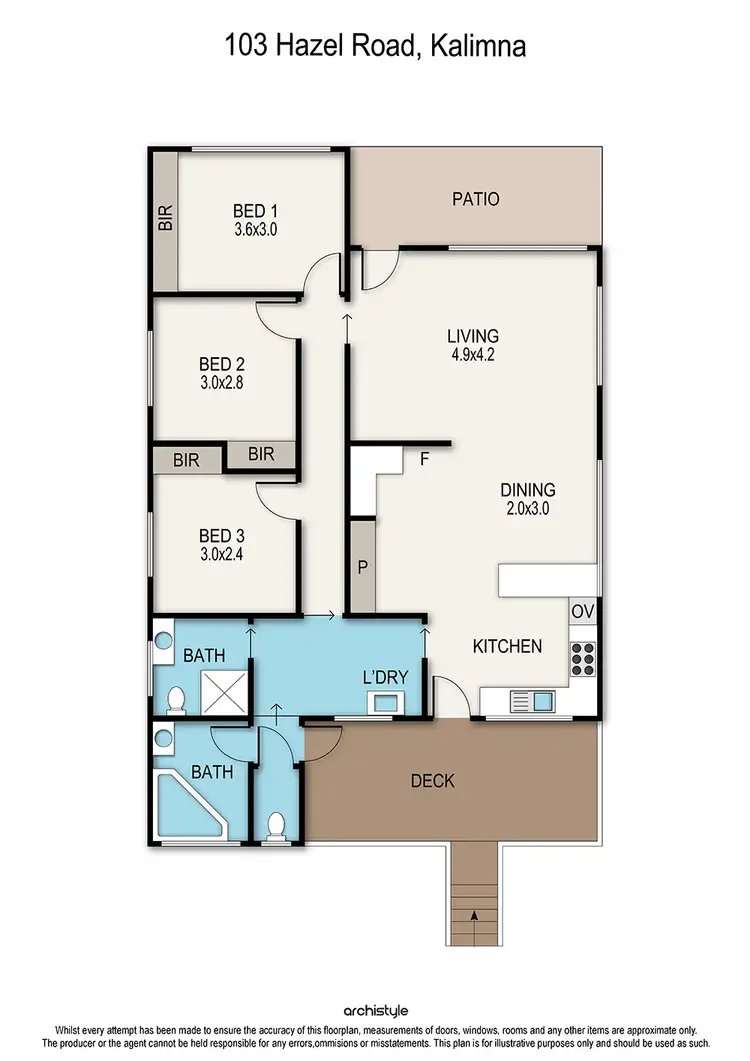 Floorplan of Homely house listing, 103 Hazel Road, Kalimna VIC 3909