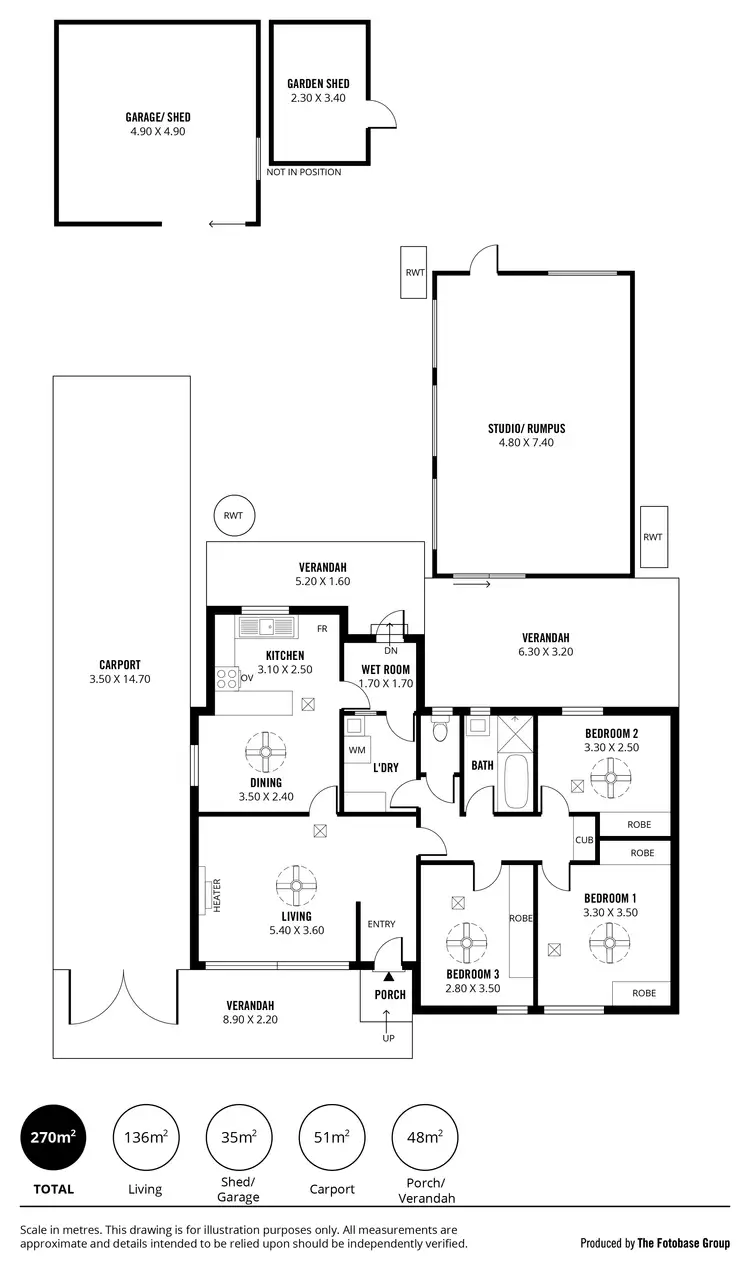 Floorplan of Homely house listing, 11 Martin Avenue, Osborne SA 5017