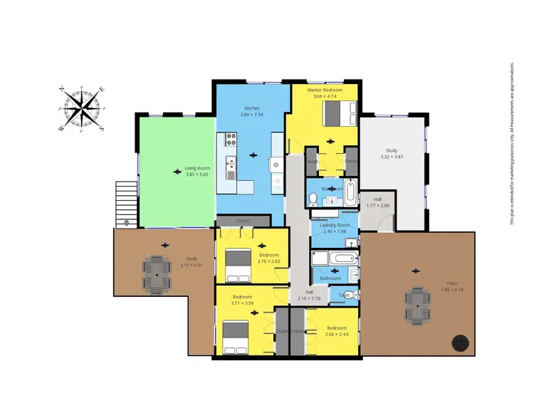 Floorplan of Homely house listing, 1 Goldberg Place, Bega NSW 2550