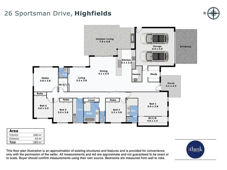 Floorplan of Homely house listing, 26 Sportsman Drive, Kleinton QLD 4352