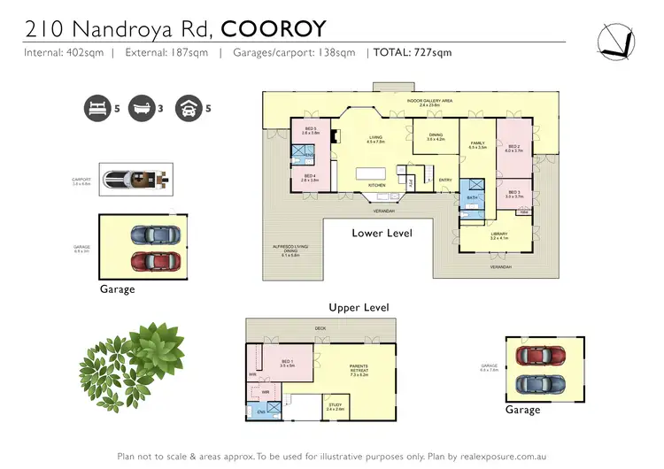 Floorplan of Homely house listing, 210 Nandroya Road, Cooroy QLD 4563