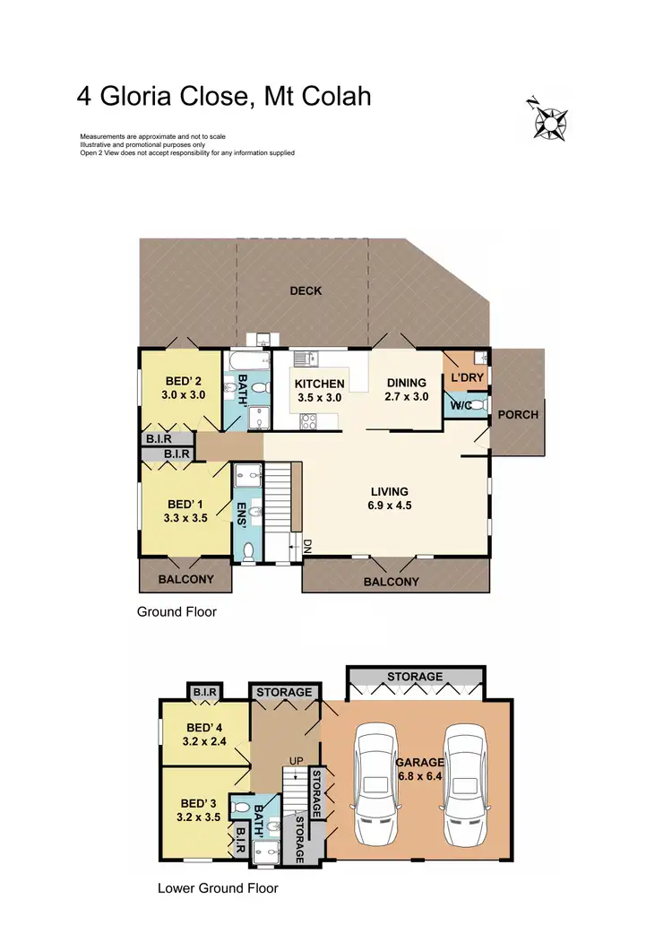 Floorplan of Homely house listing, 4 Gloria Close, Mount Colah NSW 2079
