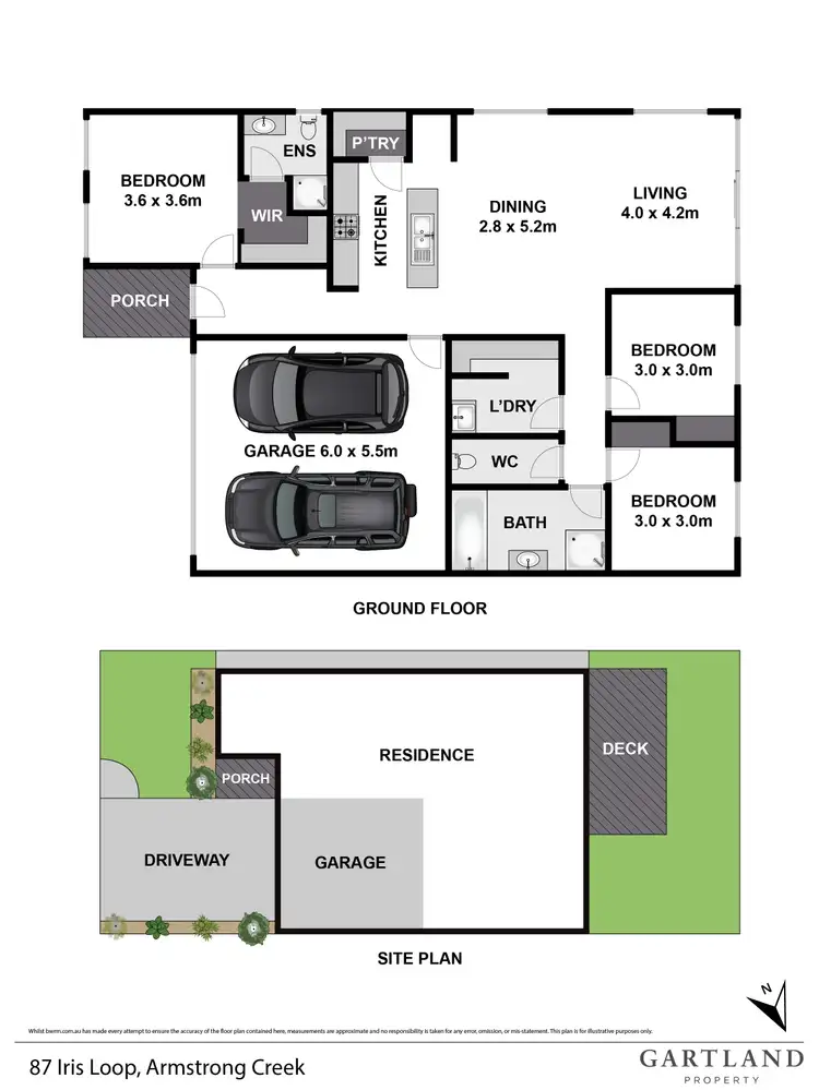 Floorplan of Homely house listing, 87 Iris Loop, Armstrong Creek VIC 3217