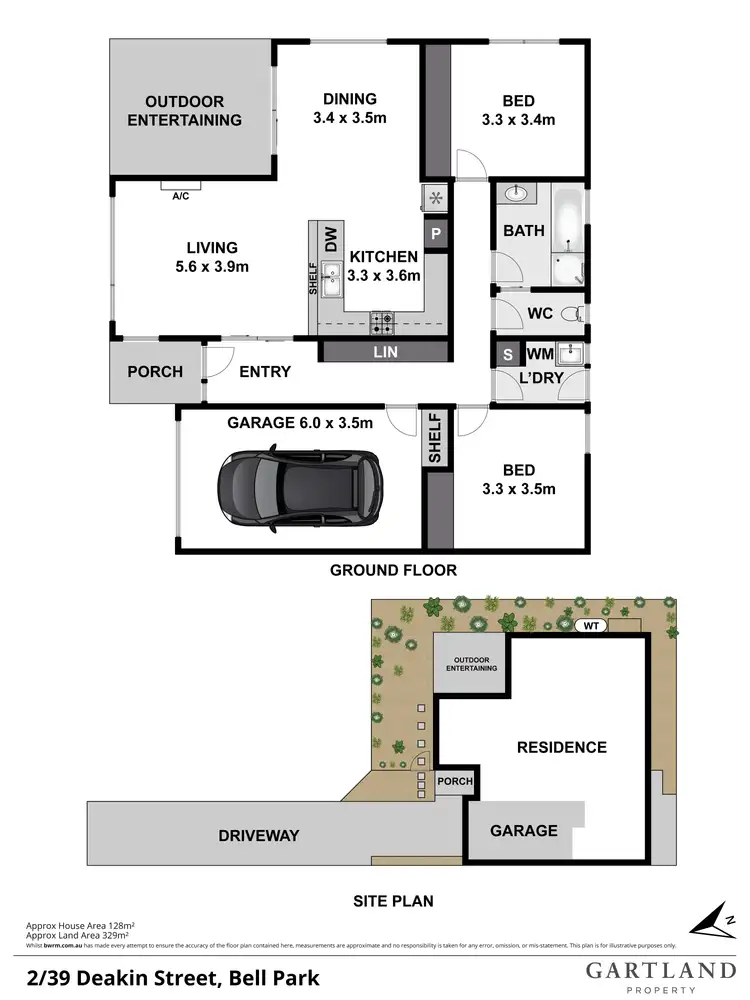 Floorplan of Homely house listing, 2/39 Deakin Street, Bell Park VIC 3215