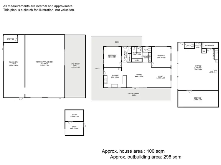 Floorplan of Homely house listing, 121 Judds Creek Road, Judbury TAS 7109