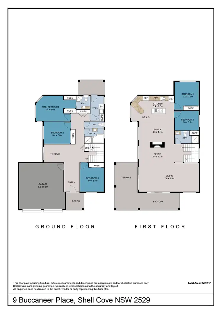 Floorplan of Homely house listing, 9 Buccaneer Place, Shell Cove NSW 2529