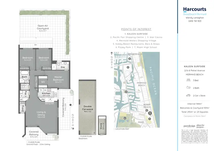 Floorplan of Homely unit listing, 2/6-8 Petrel Avenue, Mermaid Beach QLD 4218