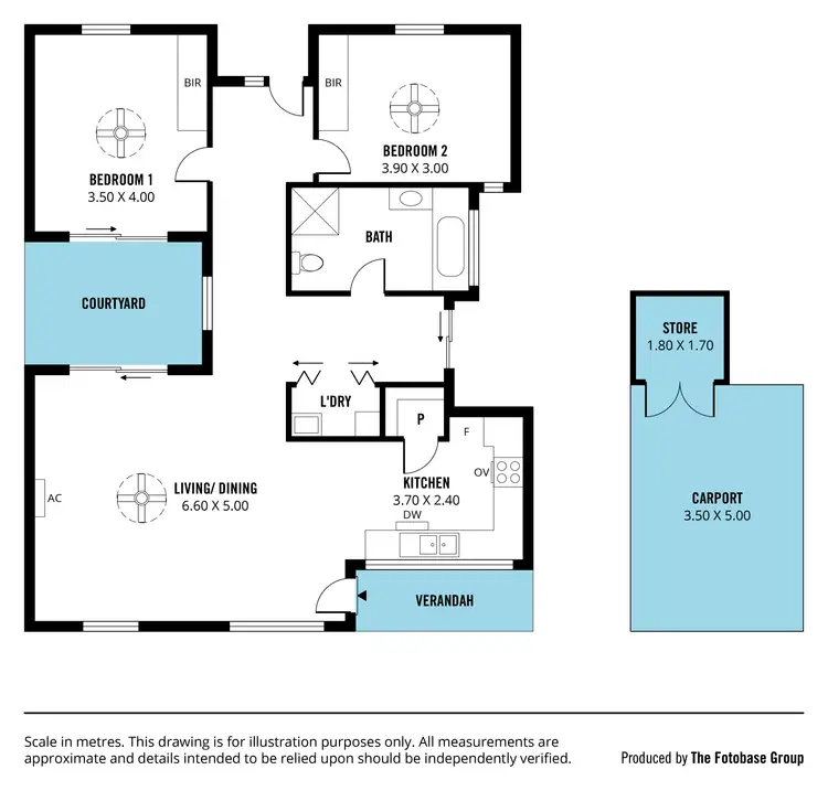Floorplan of Homely house listing, 5 Orchard Walk, Aldinga SA 5173
