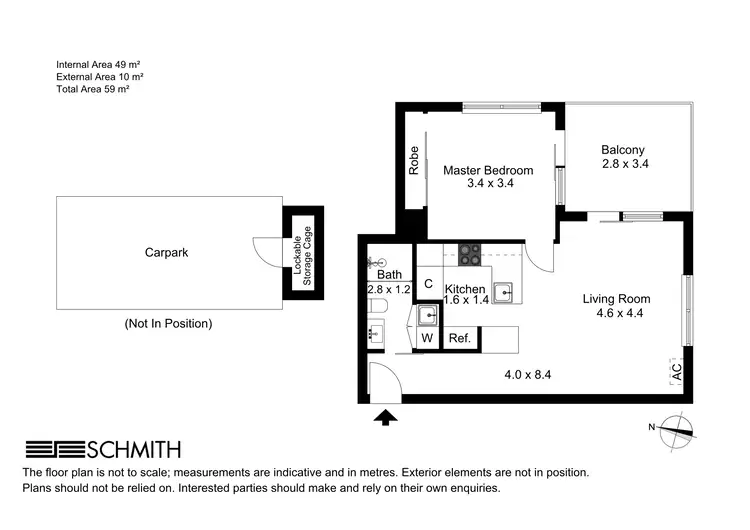 Floorplan of Homely unit listing, 8/205-207 Boundary Street, Coolangatta QLD 4225
