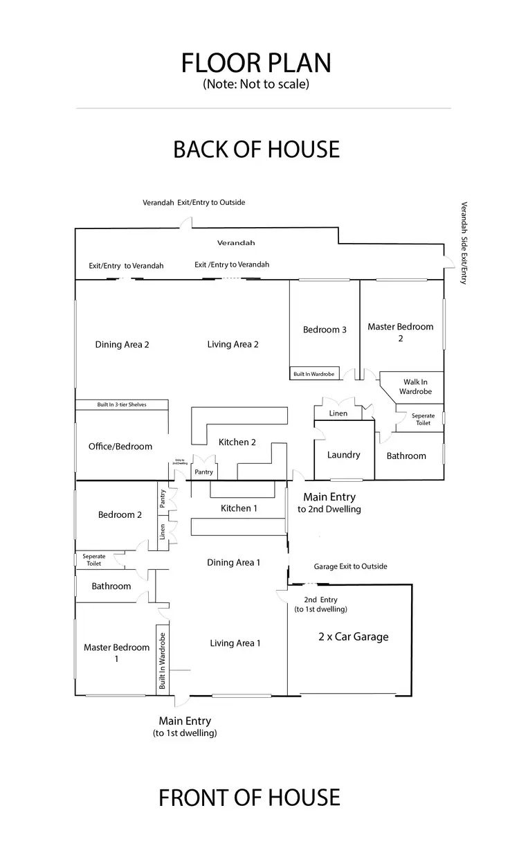 Floorplan of Homely house listing, 8 Robson Street, Kilcoy QLD 4515