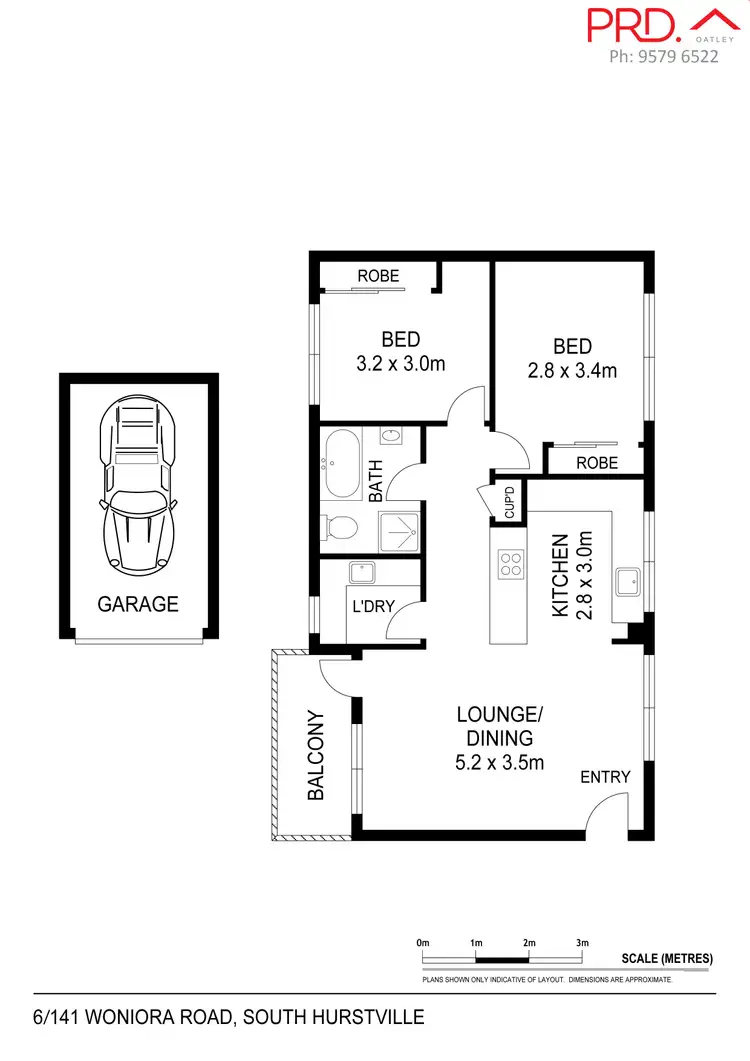 Floorplan of Homely unit listing, 6/141 Woniora Road, South Hurstville NSW 2221