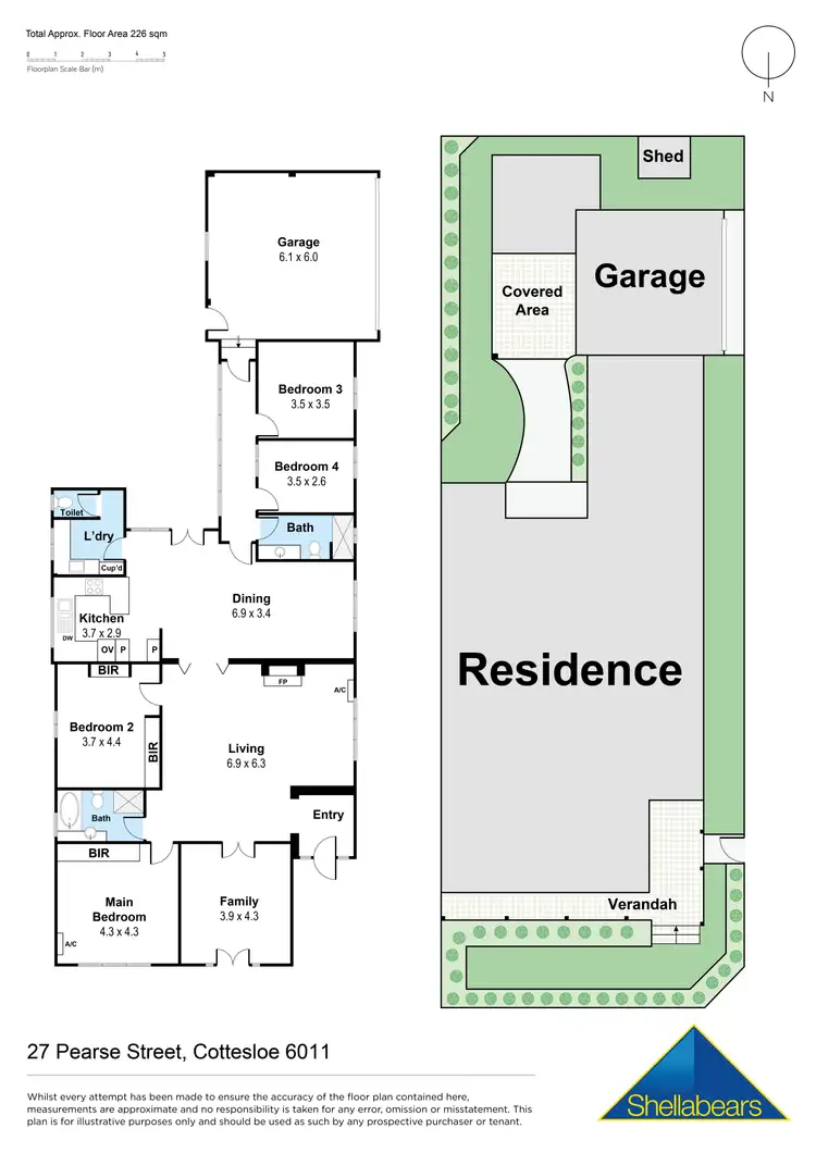 Floorplan of Homely house listing, 27 Pearse Street, Cottesloe WA 6011