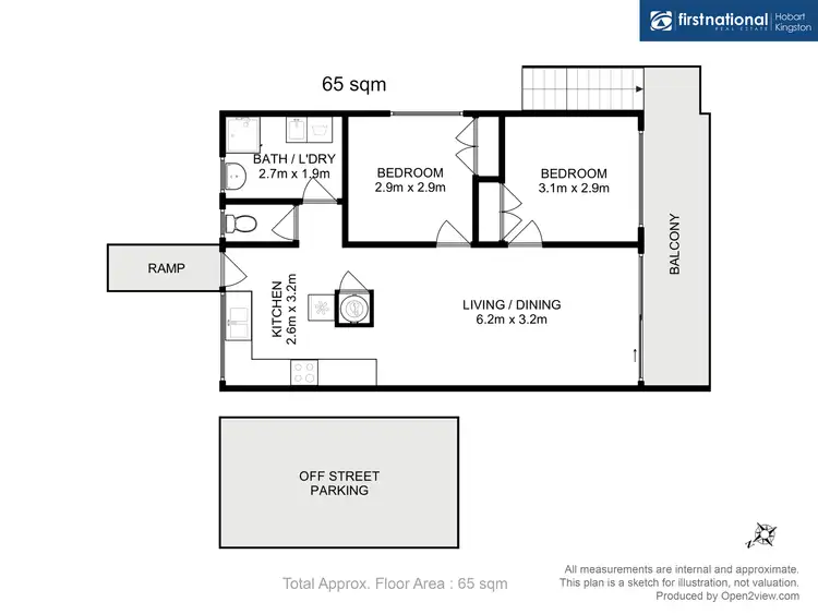 Floorplan of Homely unit listing, 3/9 Browns Road, Kingston TAS 7050