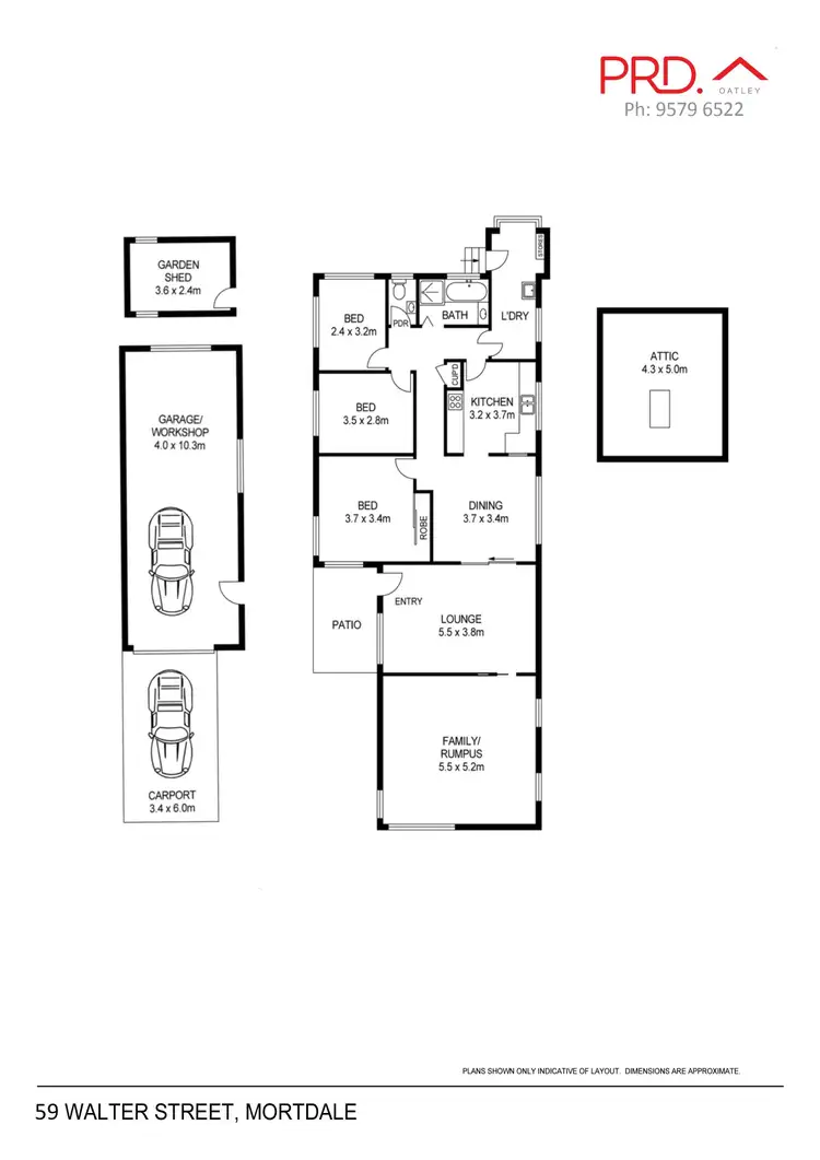 Floorplan of Homely house listing, 59 Walter Street, Mortdale NSW 2223