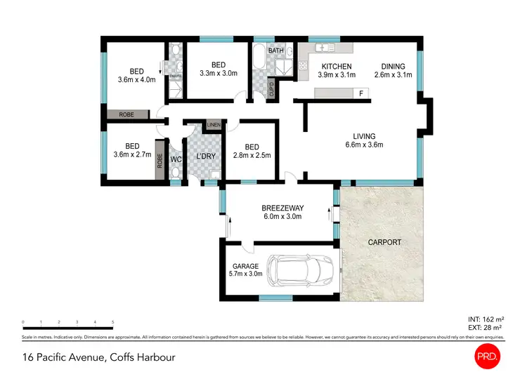 Floorplan of Homely house listing, 16 Pacific Avenue, Coffs Harbour NSW 2450