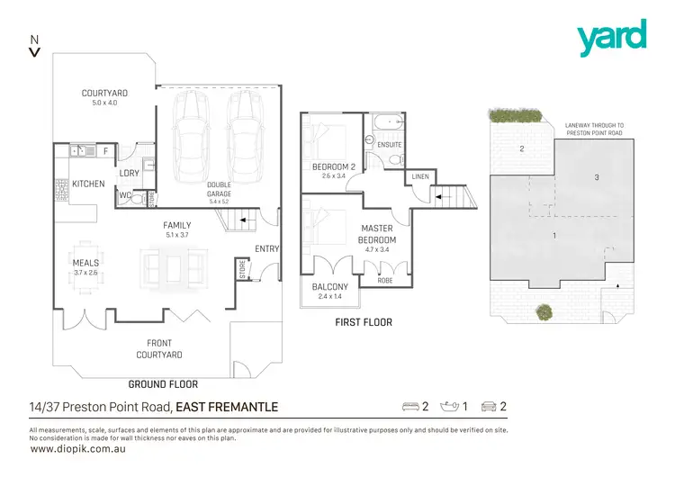 Floorplan of Homely house listing, 14/37 Preston Point Road, East Fremantle WA 6158