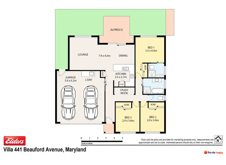 Floorplan of Homely villa listing, 4/41 Beauford Avenue, Maryland NSW 2287