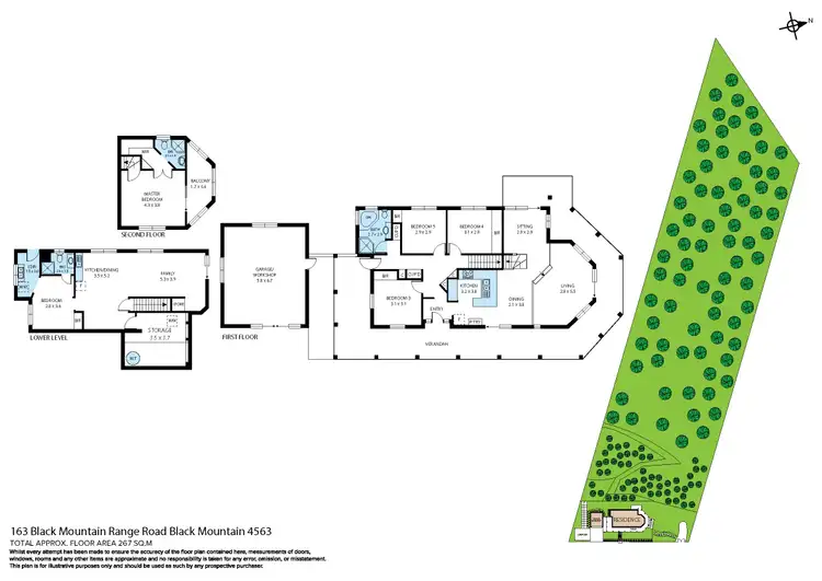 Floorplan of Homely rural property listing, 163 Black Mountain Range Road, Black Mountain QLD 4563