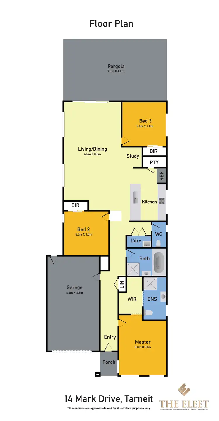 Floorplan of Homely house listing, 14 Mark Drive, Tarneit VIC 3029