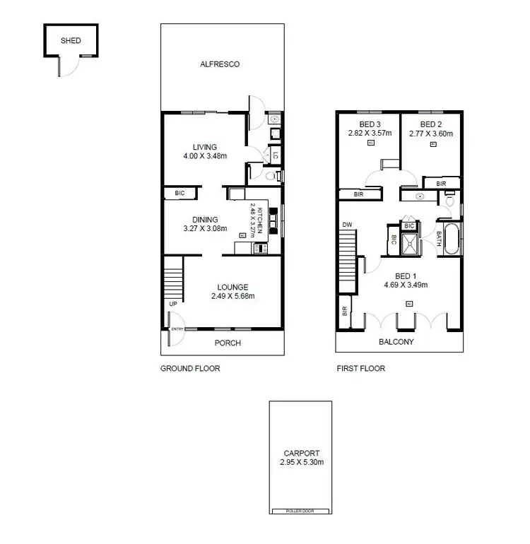 Floorplan of Homely house listing, 68A Kintore Street, Thebarton SA 5031