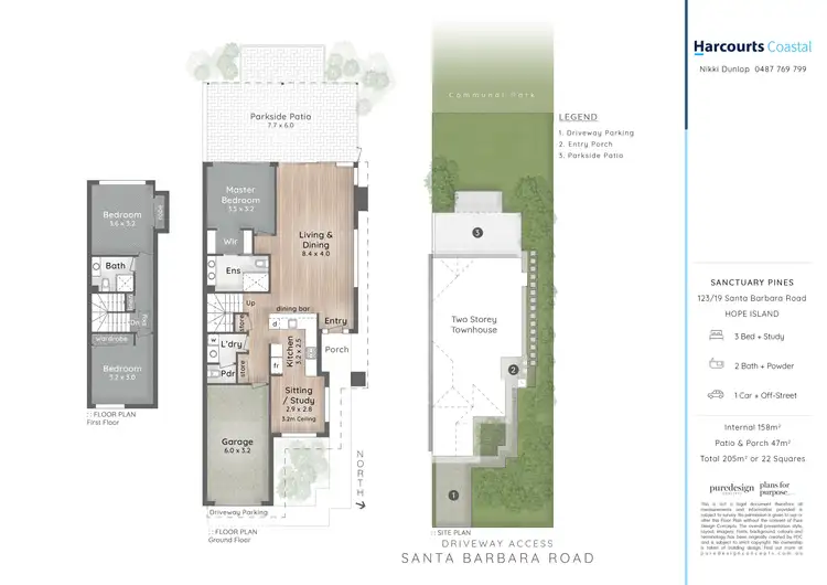 Floorplan of Homely house listing, 123/19 Santa Barbara Road, Hope Island QLD 4212