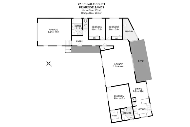 Floorplan of Homely house listing, 22 Kruvale Court, Primrose Sands TAS 7173