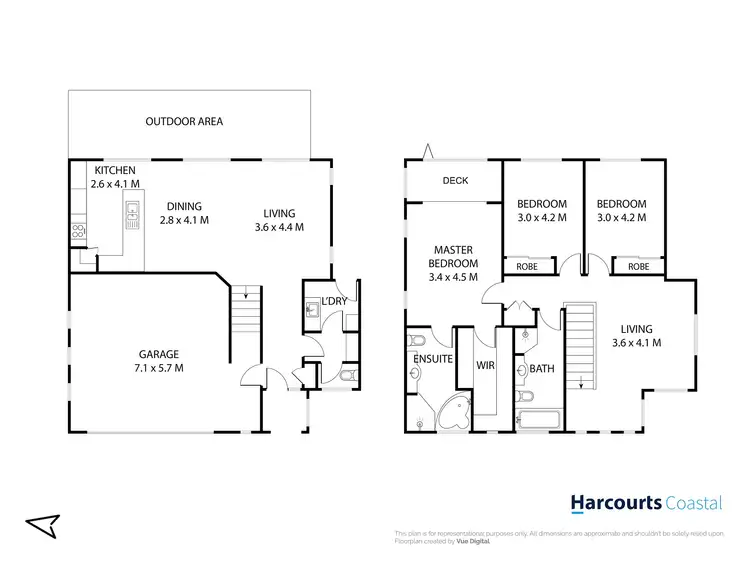 Floorplan of Homely townhouse listing, 1/206 Southport Nerang Road, Southport QLD 4215