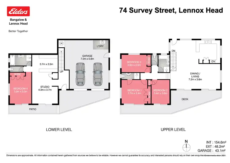 Floorplan of Homely house listing, 74 Survey Street, Lennox Head NSW 2478