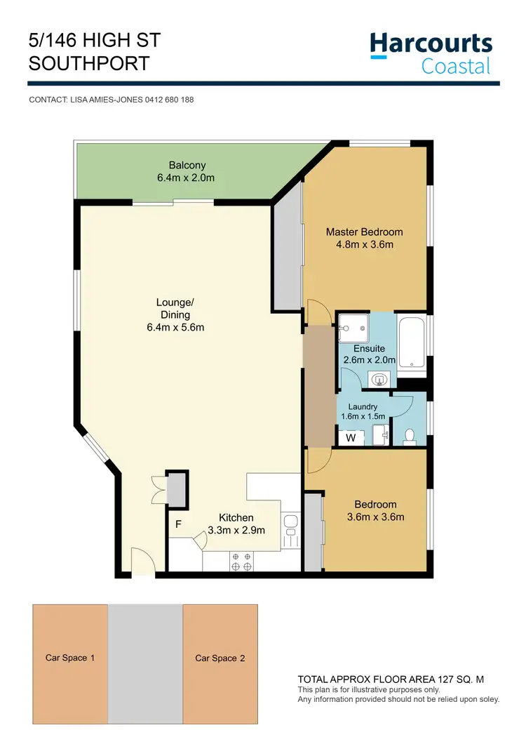Floorplan of Homely apartment listing, 5/146 High Street, Southport QLD 4215