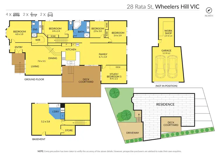 Floorplan of Homely house listing, 28 Rata Street, Wheelers Hill VIC 3150