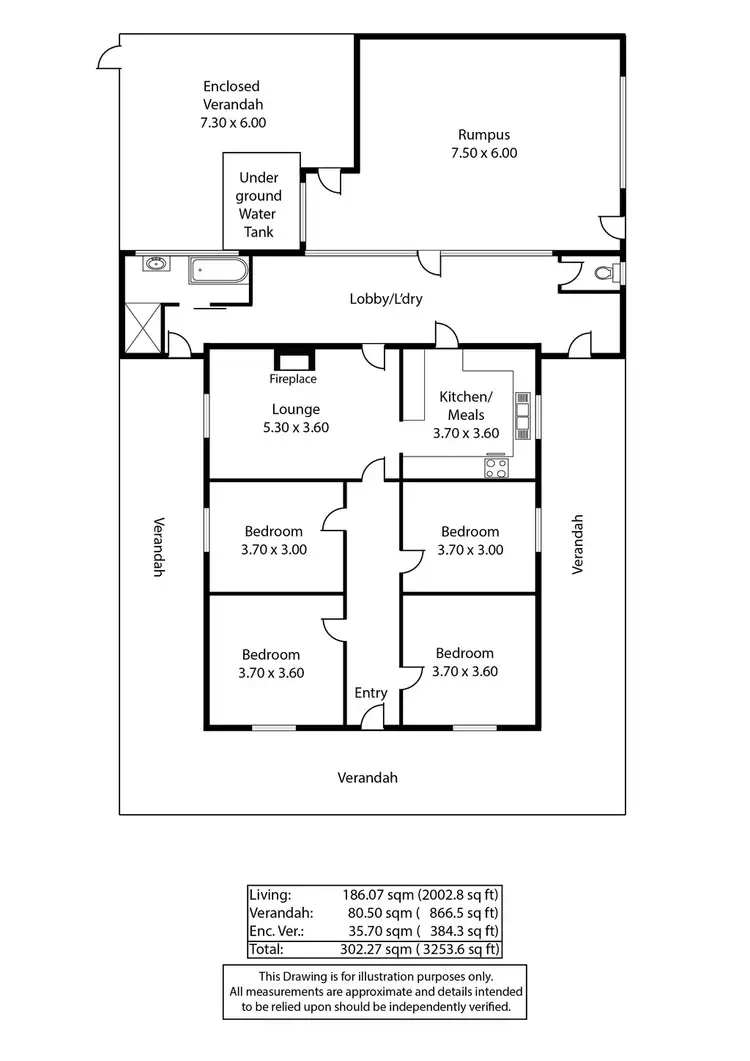 Floorplan of Homely rural property listing, 28 HOSKIN STREET, Terowie SA 5421