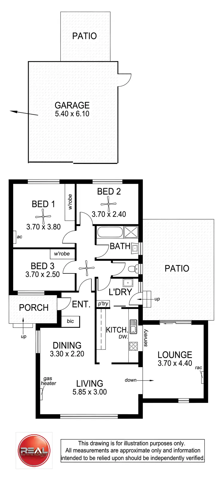 Floorplan of Homely house listing, 25 Columba Street, Morphett Vale SA 5162