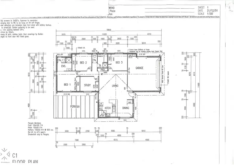 Floorplan of Homely house listing, 6 BARTRAM PLACE, Kawana QLD 4701