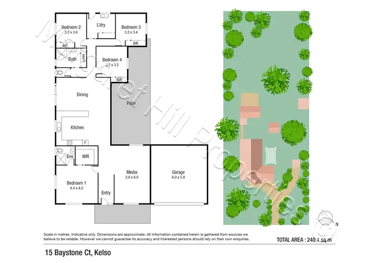 Floorplan of Homely rural property listing, 15 Baystone Court, Kelso QLD 4815