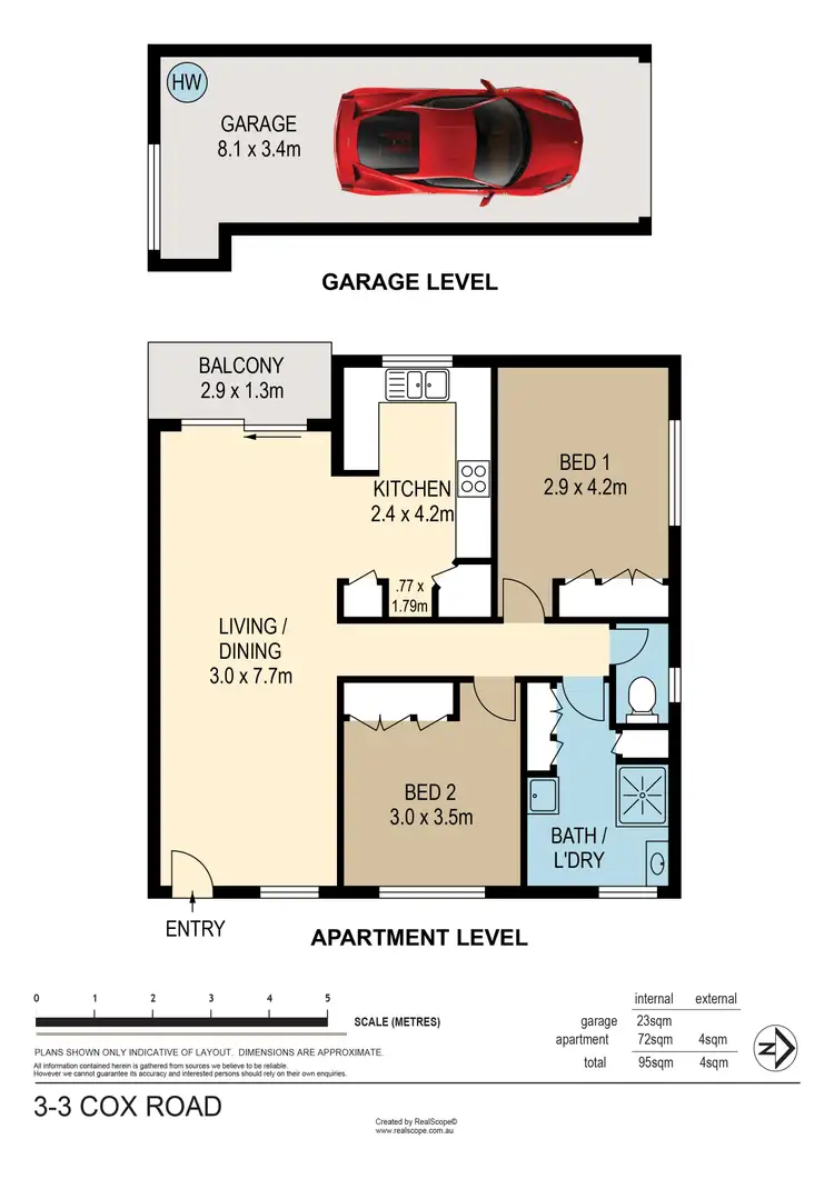 Floorplan of Homely unit listing, 3/3 Cox Road, Windsor QLD 4030