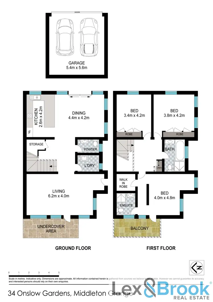 Floorplan of Homely house listing, 34 Onslow Gardens, Middleton Grange NSW 2171