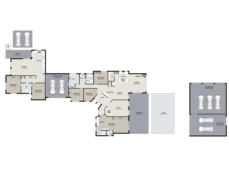 Floorplan of Homely house listing, 12 Durang Place, Reedy Creek QLD 4227