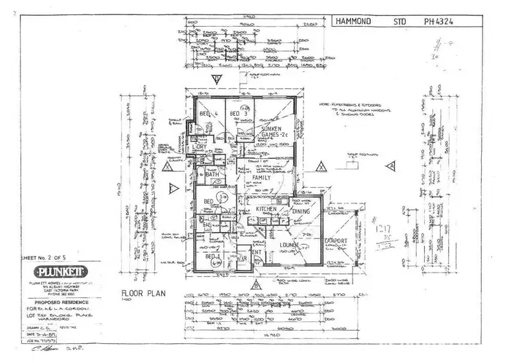 Floorplan of Homely house listing, 6 Biloxie Place, Warnbro WA 6169