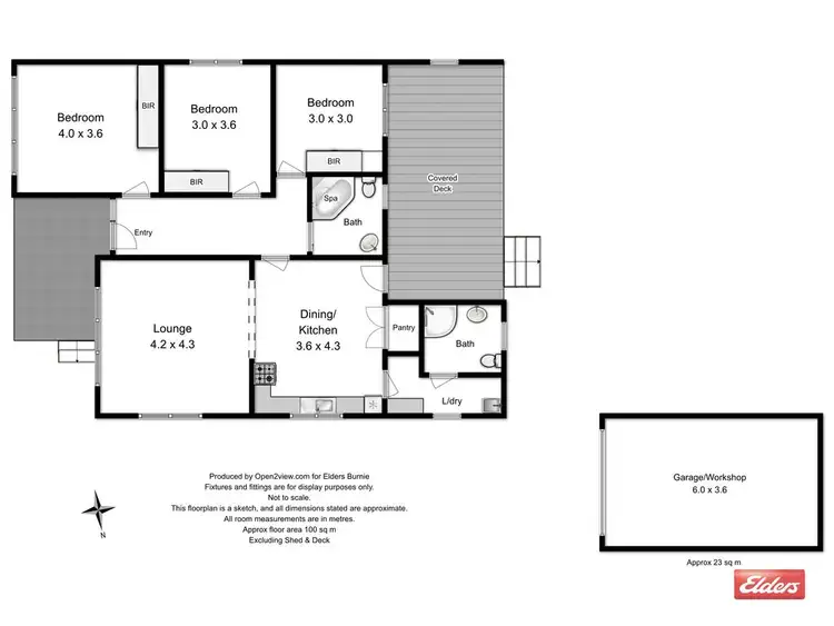 Floorplan of Homely house listing, 41 George Street, Somerset TAS 7322