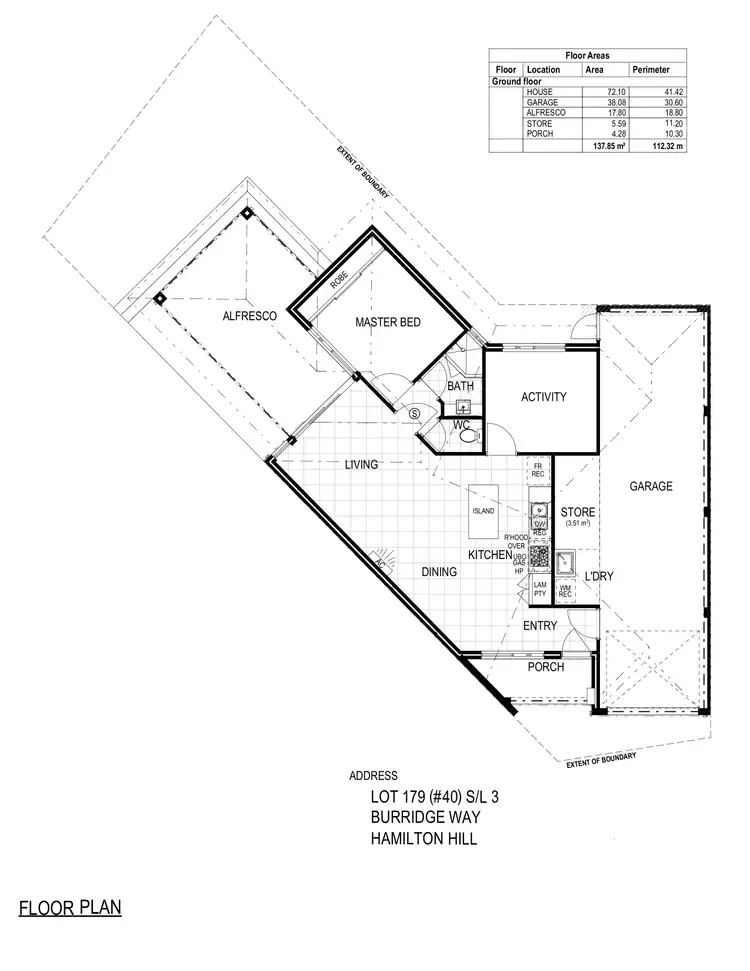 Floorplan of Homely house listing, 3/40 Burridge Way, Hamilton Hill WA 6163