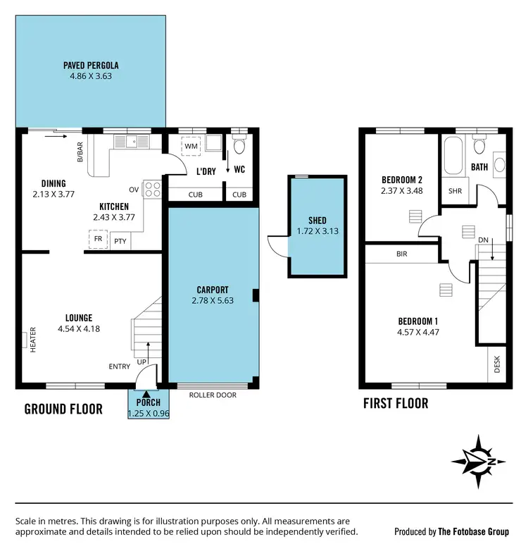 Floorplan of Homely unit listing, 23/129 Smart Road, Modbury SA 5092